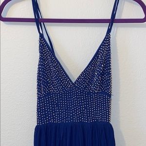 Royal Blue Free People Slip Dress